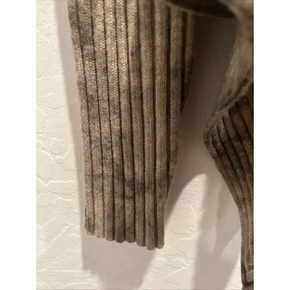 Alberto Makali Cardigan Brown Wool Blend Knit‎ Sweater XL Lagenlook Y2K Boho